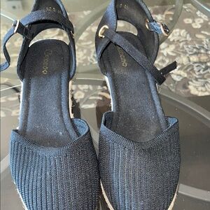 Chic Women's Black Espadrille Sandals